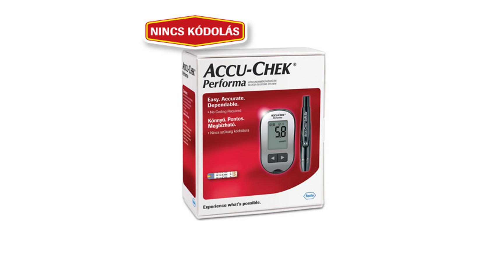 Accu-Chek Performa Kit vércukormérő készülék