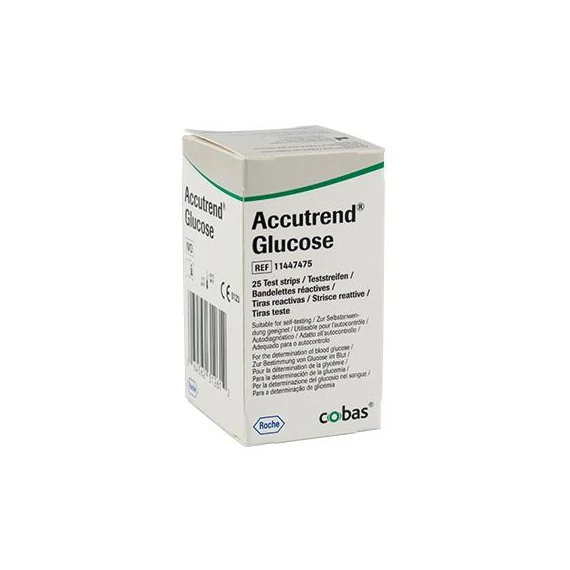 Accutrend Glucose tesztcsík 25×