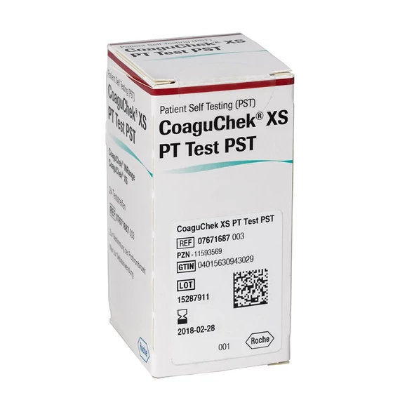 CoaguChek XS PT PST tesztcsík, 24 db