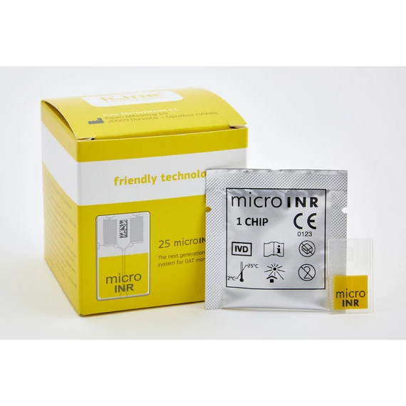 microINR tesztchip 25x